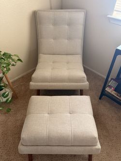 Lounge Chair with Ottoman