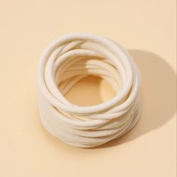 Pack Of 50 super Soft Light Beige Nylon Bands