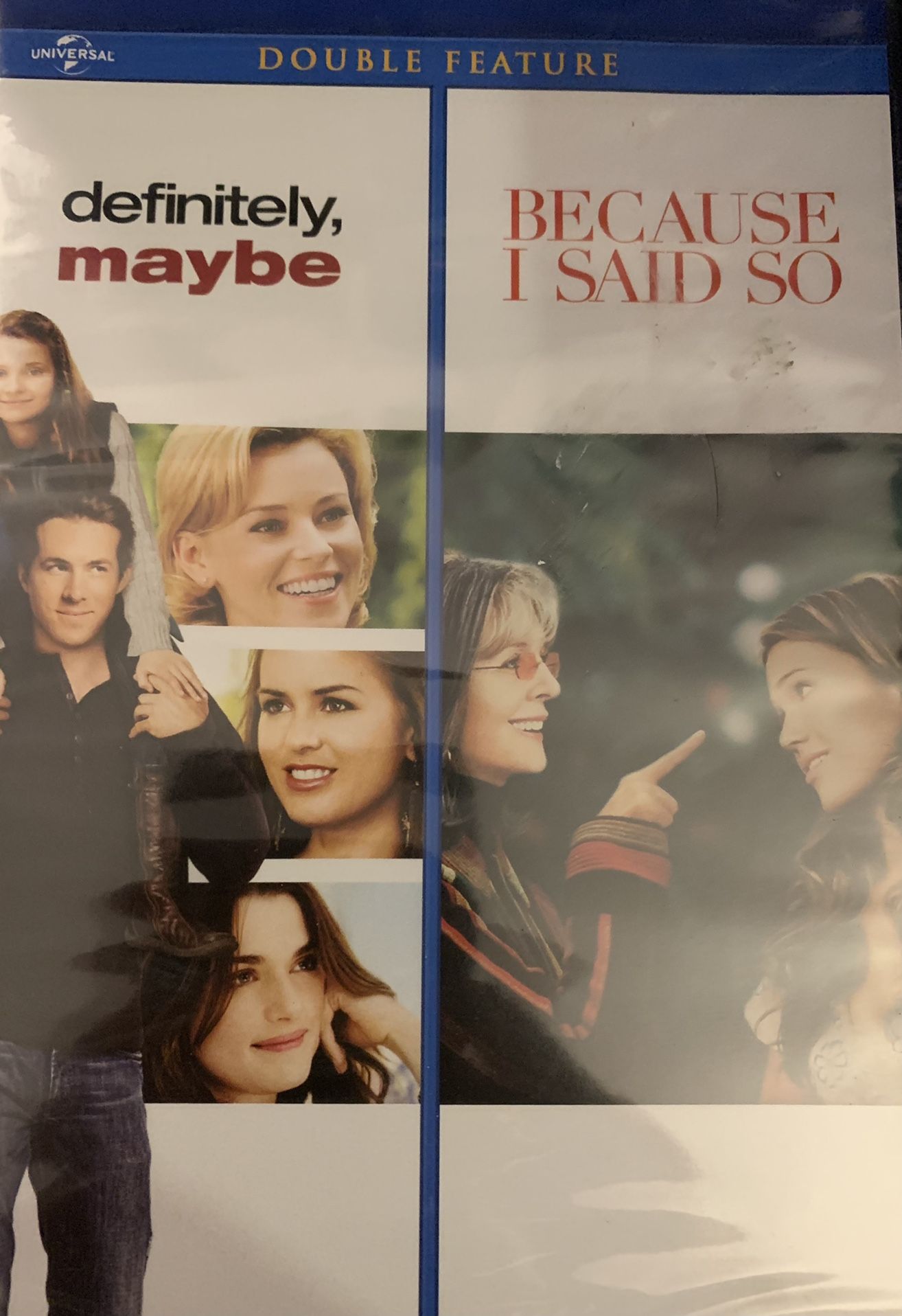 DEFINITELY, MAYBE/BECAUSE I SAID SO Double Feature (DVD) NEW!