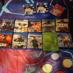 ps4 games and 1 Xbox 360 