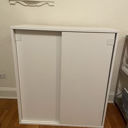 MACKAPÄR Shoe/storage cabinet, white, - $70