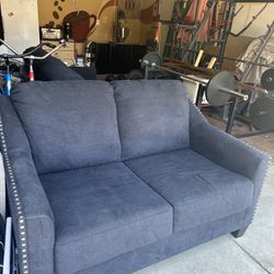 Dual Couch Dark Navy Blue