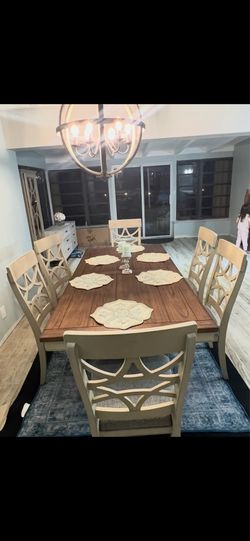 Dining Room set with cabinet
