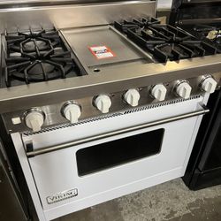Viking 36” Dual Fuel Gas Range 