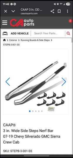 Chevy Silverado Side Steps