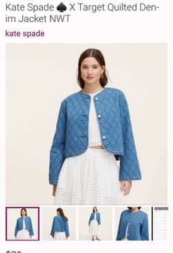 Kate Spade x Target Denim Quilted Jacket