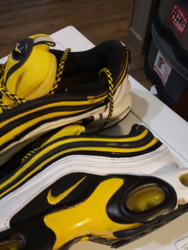 Air max plus 97 black and yellow sale