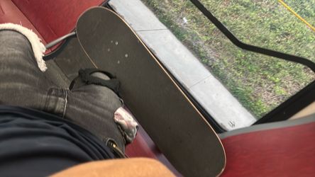 Used Skateboard Deck with Grip Tape