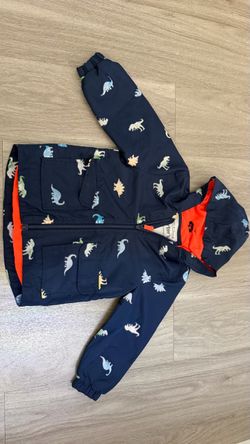 Carter's Kids Dinosaur Print Zip-Up Jacket 3 T