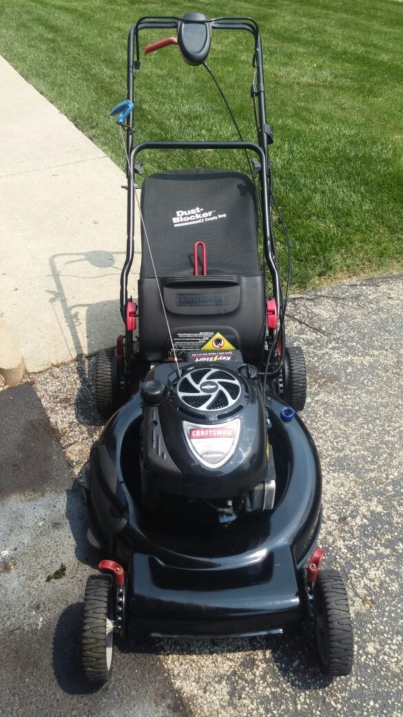 For sale a 700 series platinum craftsman lawnmower rear propelled