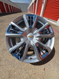 22s Chevy High country Silverado Rims Rines Wheels 6x139.7 Oem