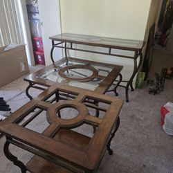 Wooden Glass Coffee Tables 