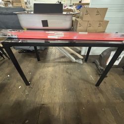 Black Glass Table
