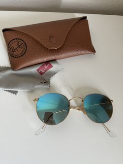 Ray Ban round flash lenses polarized