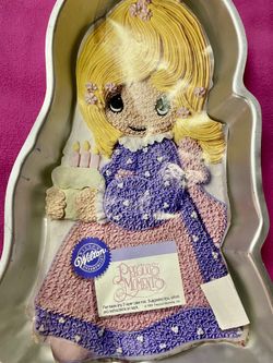 Precious Moments Girl Birthday Cake Pan Wilton Vintage