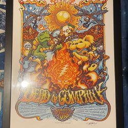 Dead & Company Summer Tour 2018 Poster S/N By AJ Masthay