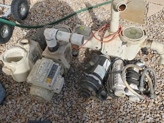 used Pool-Pumps, still working, only $ 20 each