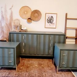 Dresser/Tv Stand And Pair Of Stands *Sold Separately*