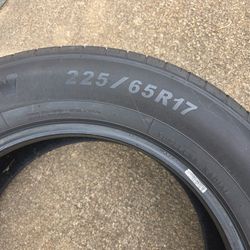 2 Tires 225/65R17  25.00 each