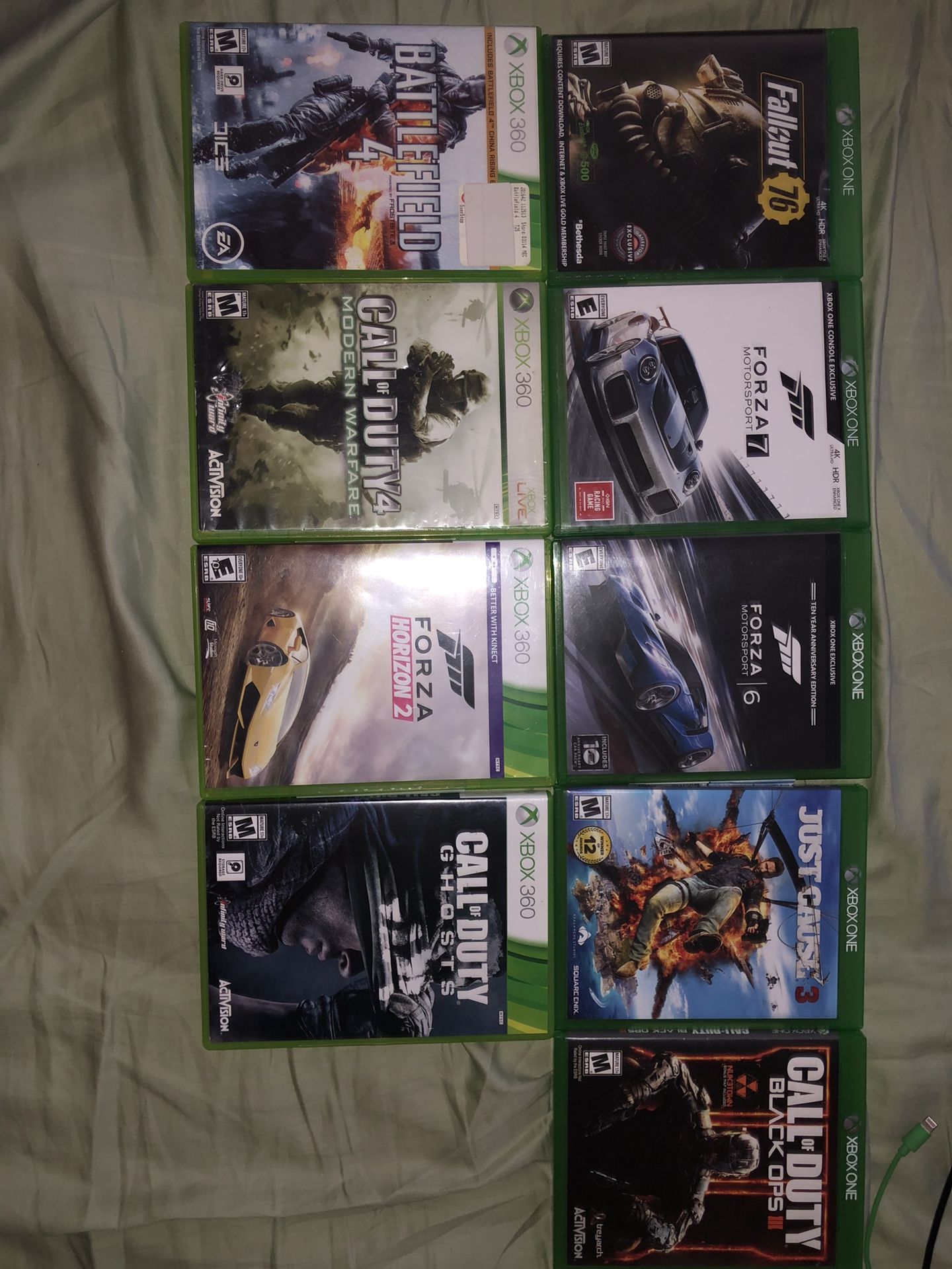 Xbox One and Xbox 360 Games