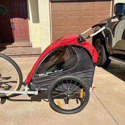 Burley Honey Bee 2 Seat Kids Bike Trailer & Stroller
