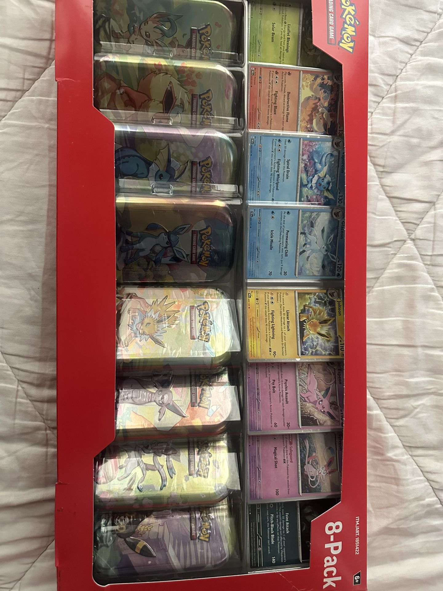 Pokemon Prismatic evolutions Mini Tins Set