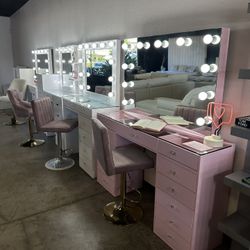Vanity Room Furniture — table dressers, shelves, mirrors & organizers