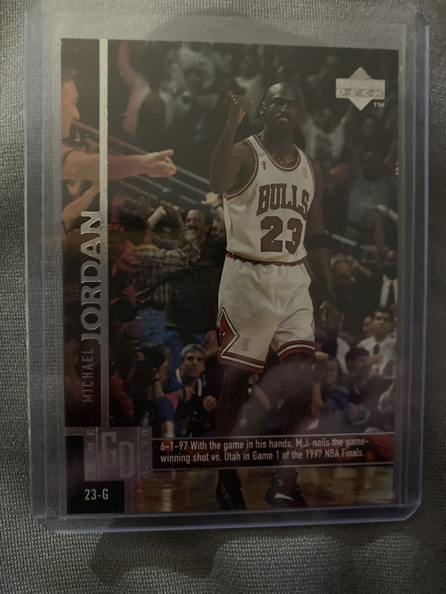 Man condition graded, Michael Jordon cards if you’re interested take a look and if you was really serious, you can come over and look. I’ll send you p