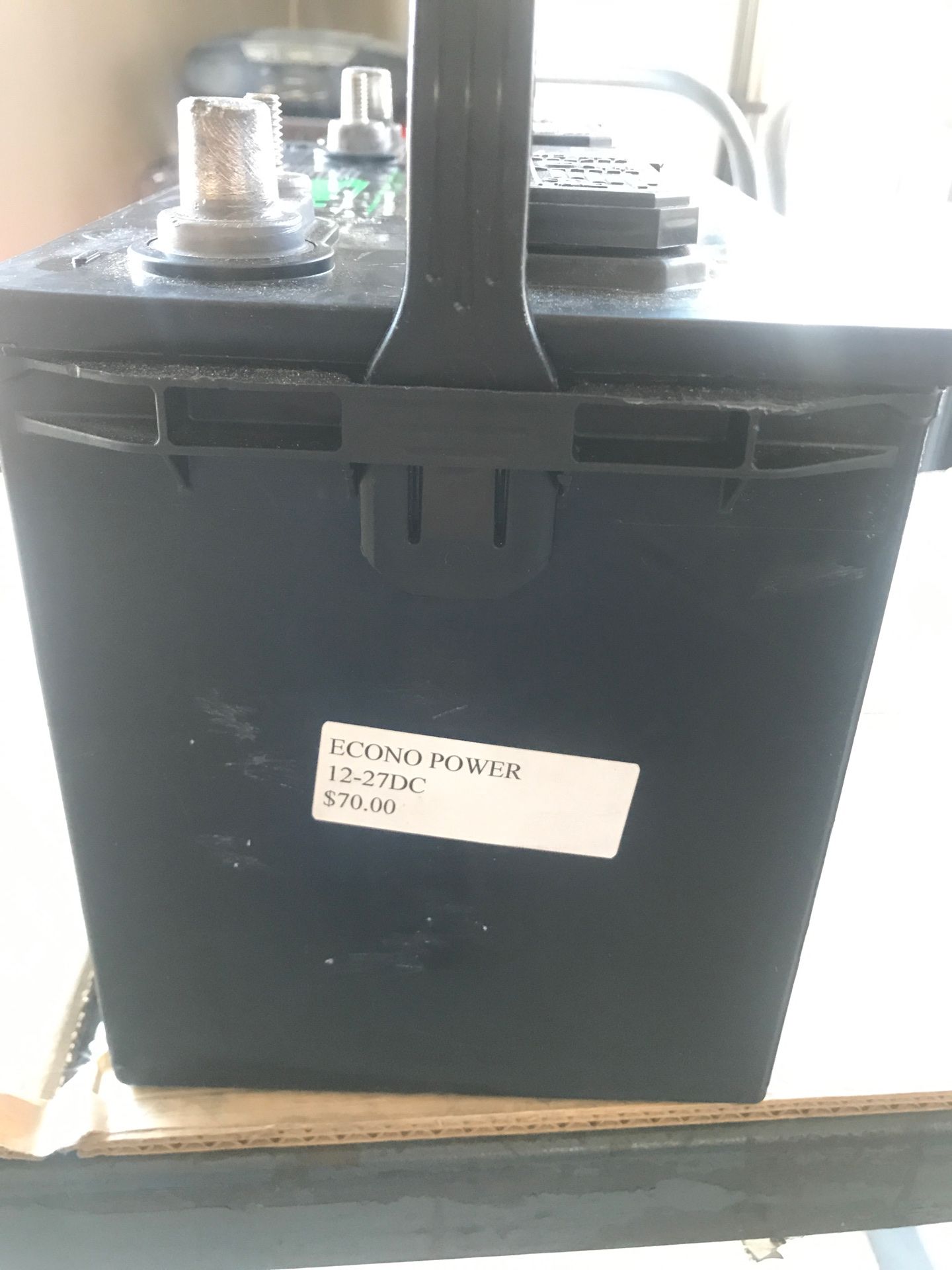 Interstate SRM 27 Econo power deep cycle RV, Marine, travel trailer battery 750 M cranking amps