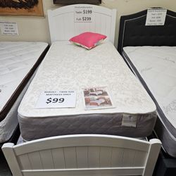 Brand New White Twin Bedframe
