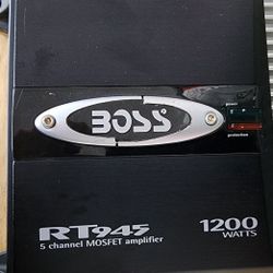 BOSS 1200watts 5 Channel 
