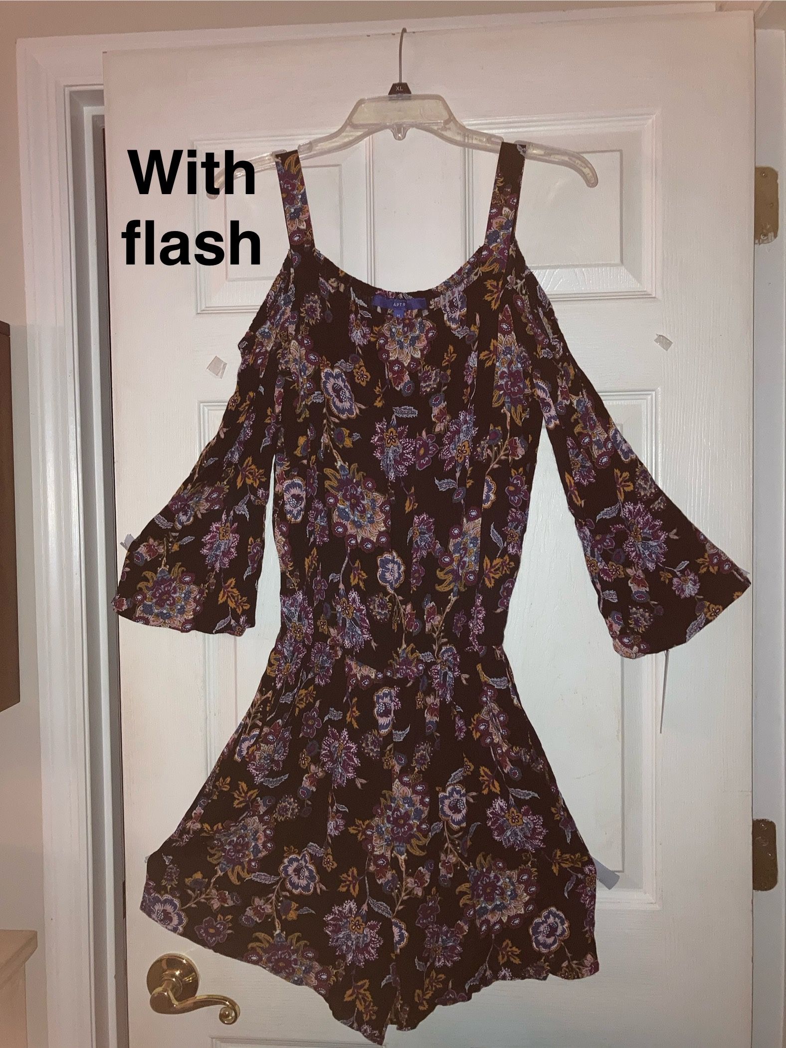 Ladies Cold Shoulder Romper