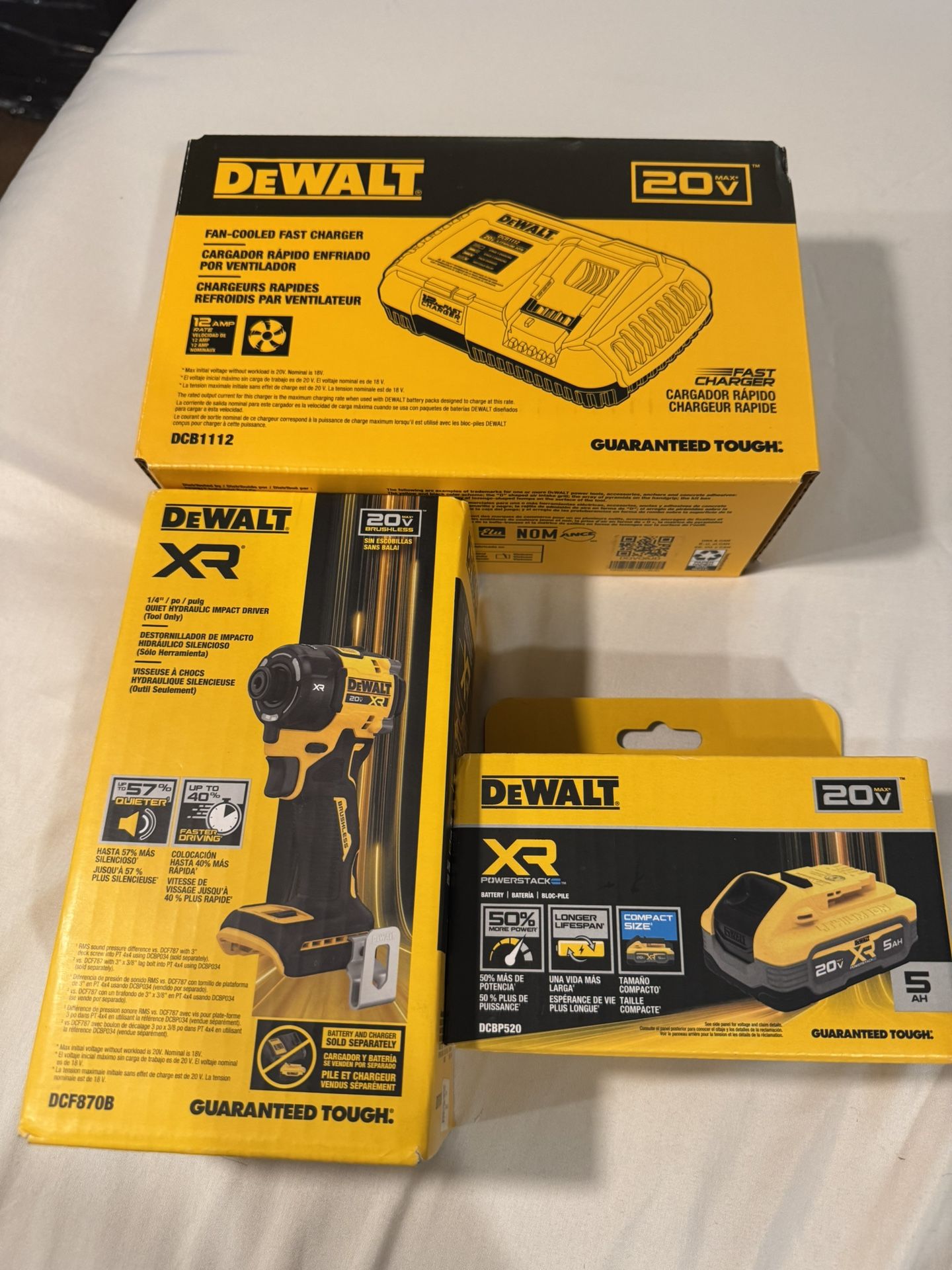 Dewalt Hydraulic Impact Driver with Battery And Charger