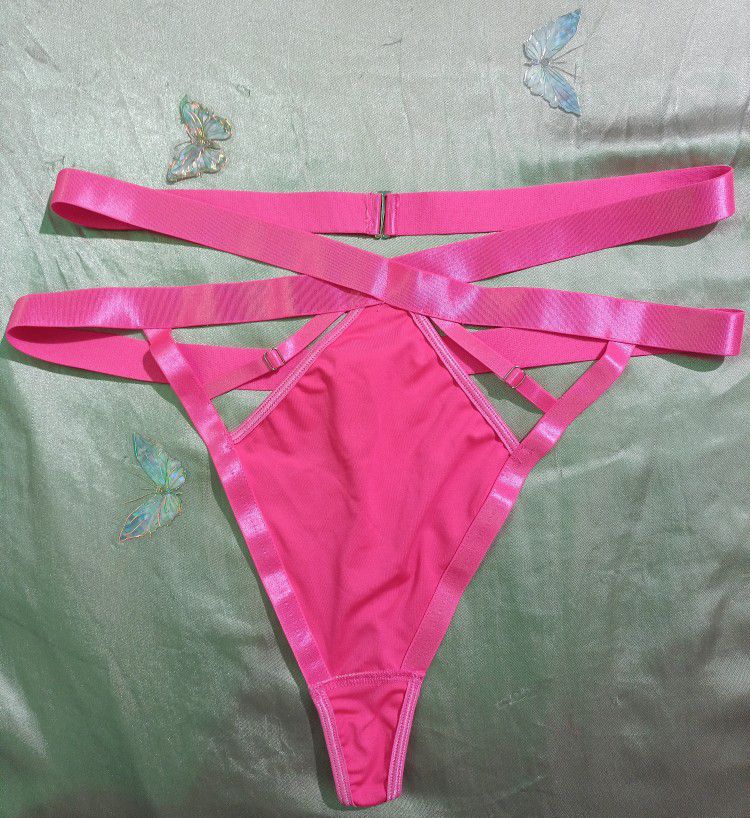 XL Sexy Hot Pink Thong