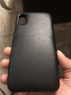 Pixel Frama iPhone X Case - U791M FramaSlimGrip Cowskin - Black