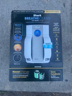 Brand New Sealed Shark BreatheClear Air Purifier with NeverChange Filter – Unopened