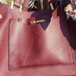 Steve Madden Burgundy Bag