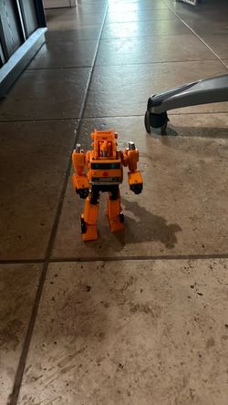 Orange Transformers Robot Action Figure
