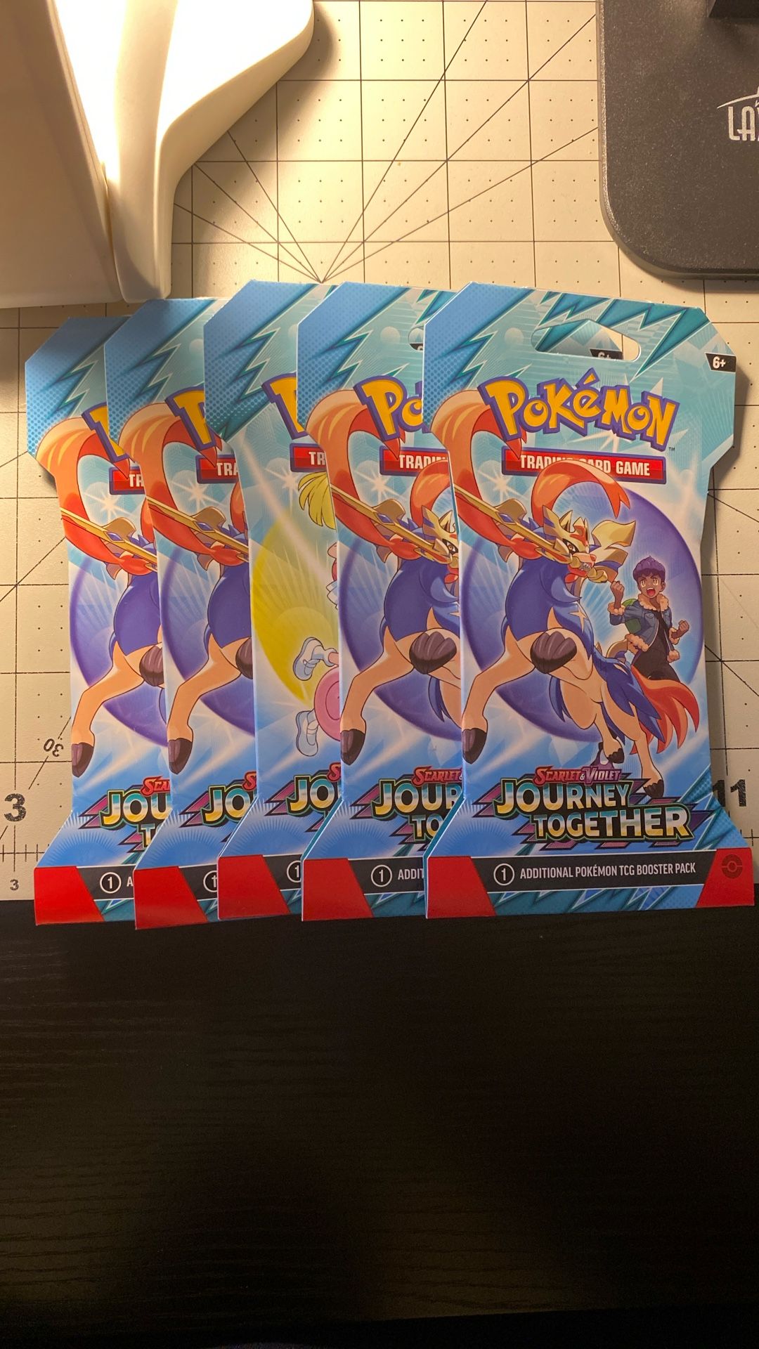 Pokémon Journey Together 5 Packs.