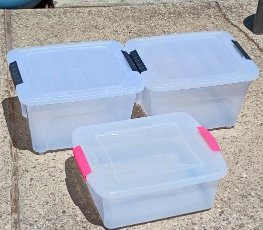 Lockable Totes And Collapsible Square Tub