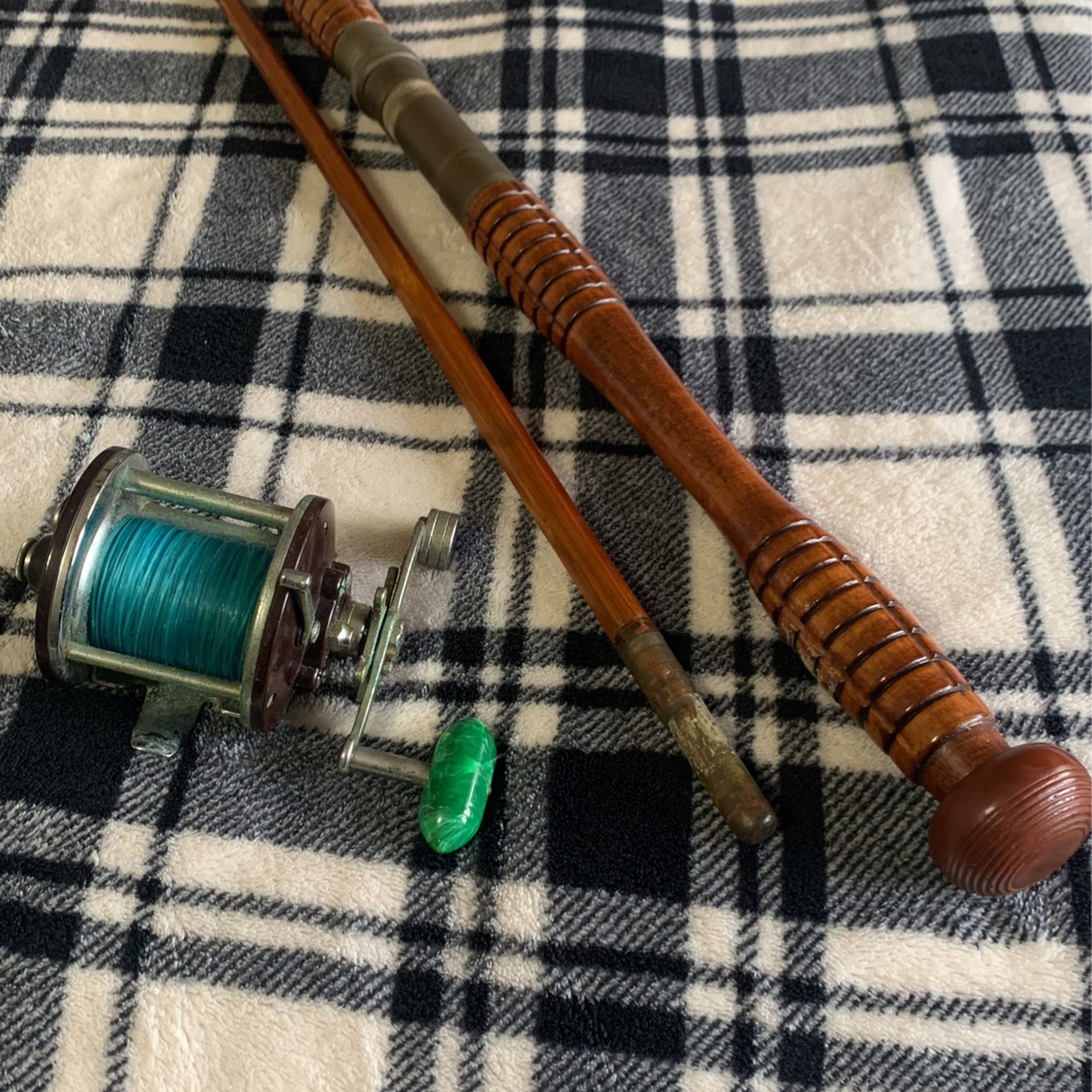 Vintage Fishing Pole and Reel 