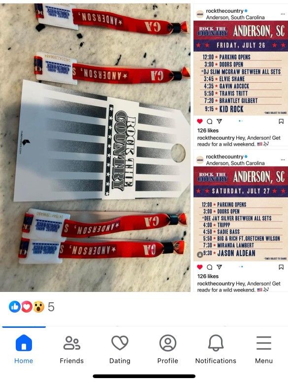Rock The Country Tickets