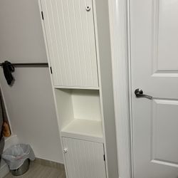 White 2 Cabinet Storage 
