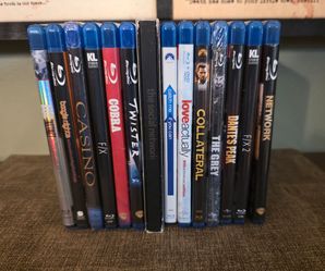 Set of 14 assorted Action/Drama Blue Rays sold together as a set. Read description for details