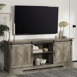 Farmhouse Tv Stand For Tvs Up To  80 Inche
