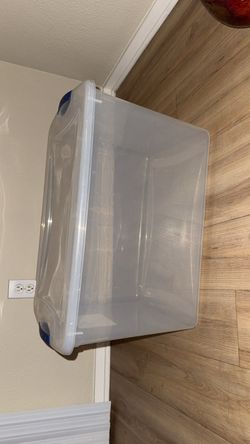 Clear Storage Bin
