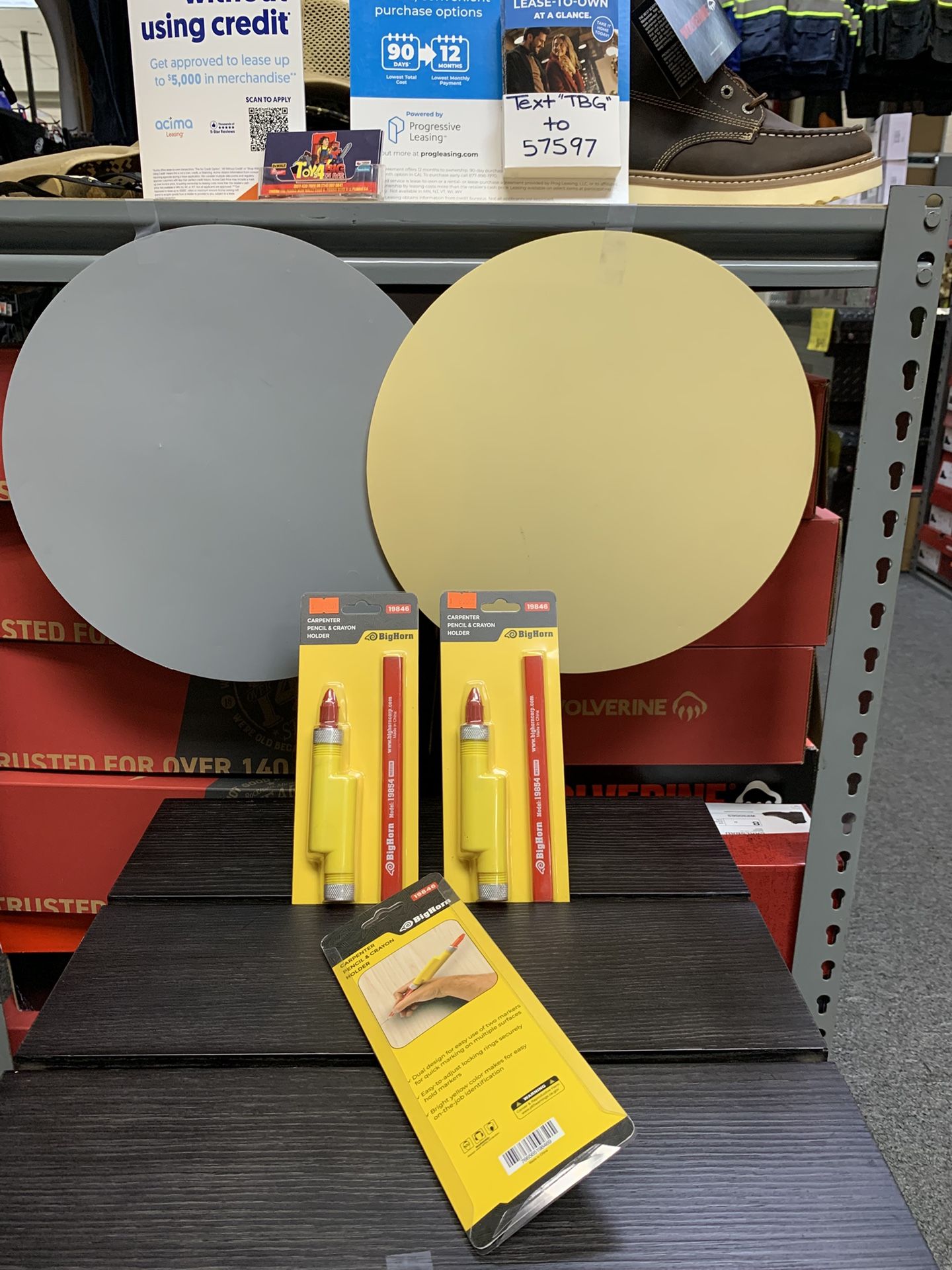 BigHorn Carpenter’s Dual Marker Holder With Pencil And Crayon - 19846 [$8 EACH]