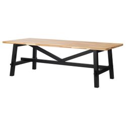 IKEA SKOGSTA Solid Acacia Dining Table, 235cm - Seats 6-8