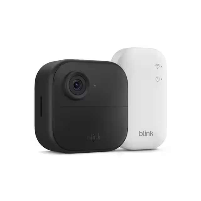 Blink Outdoor 4-Core-Wireless Battery Operated Smart Security Camera System w/ 1-Cameras and Included Sync Module Core, Black