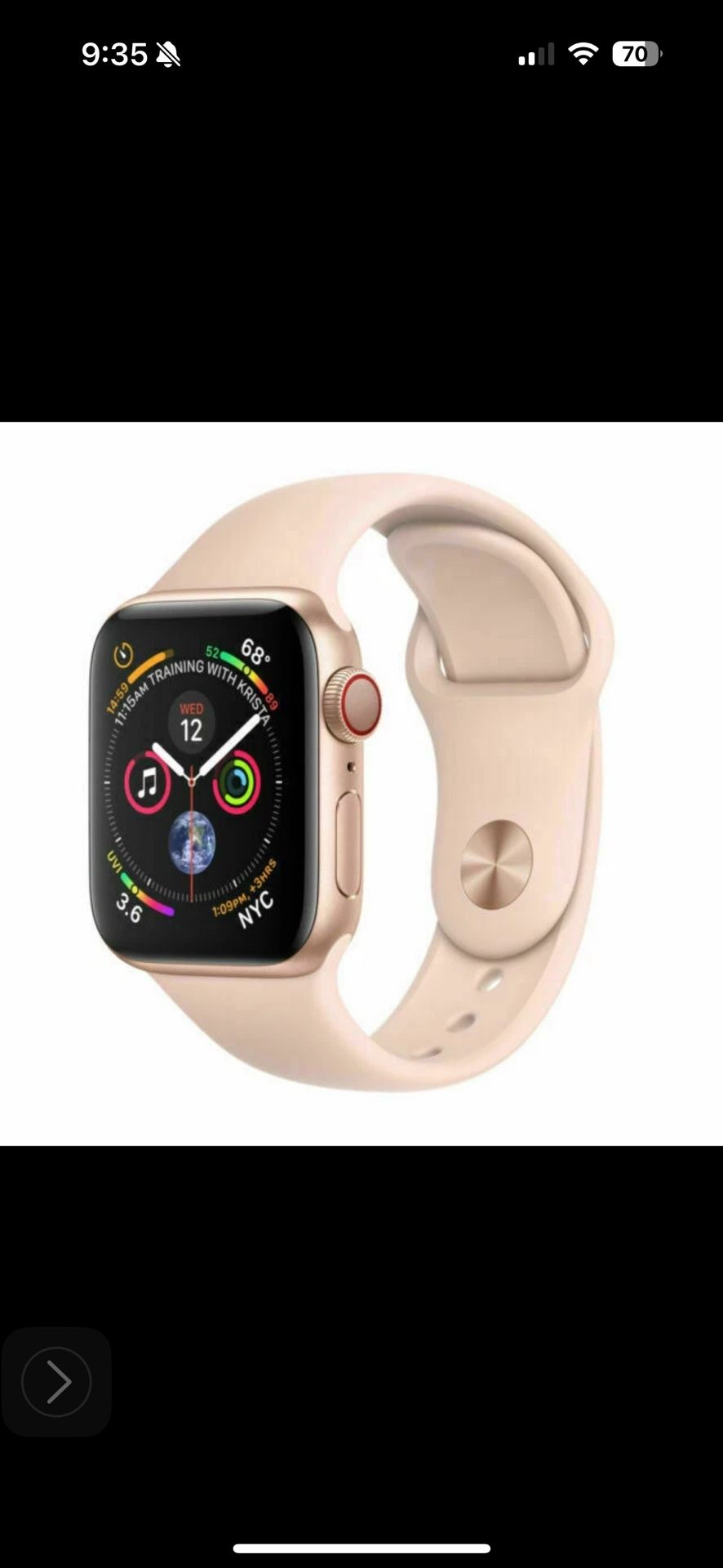 Apple Watch Series 4 40mm 44mm GPS+ WIFI + LTE UNLOCKED Gold Gray Silver - Good Condition